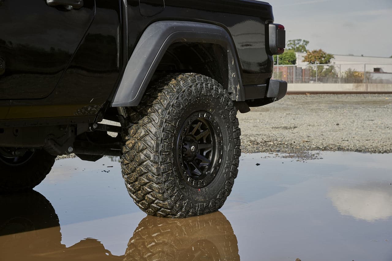 Interior of 2020 Jeep Gladiator Sport with wheels