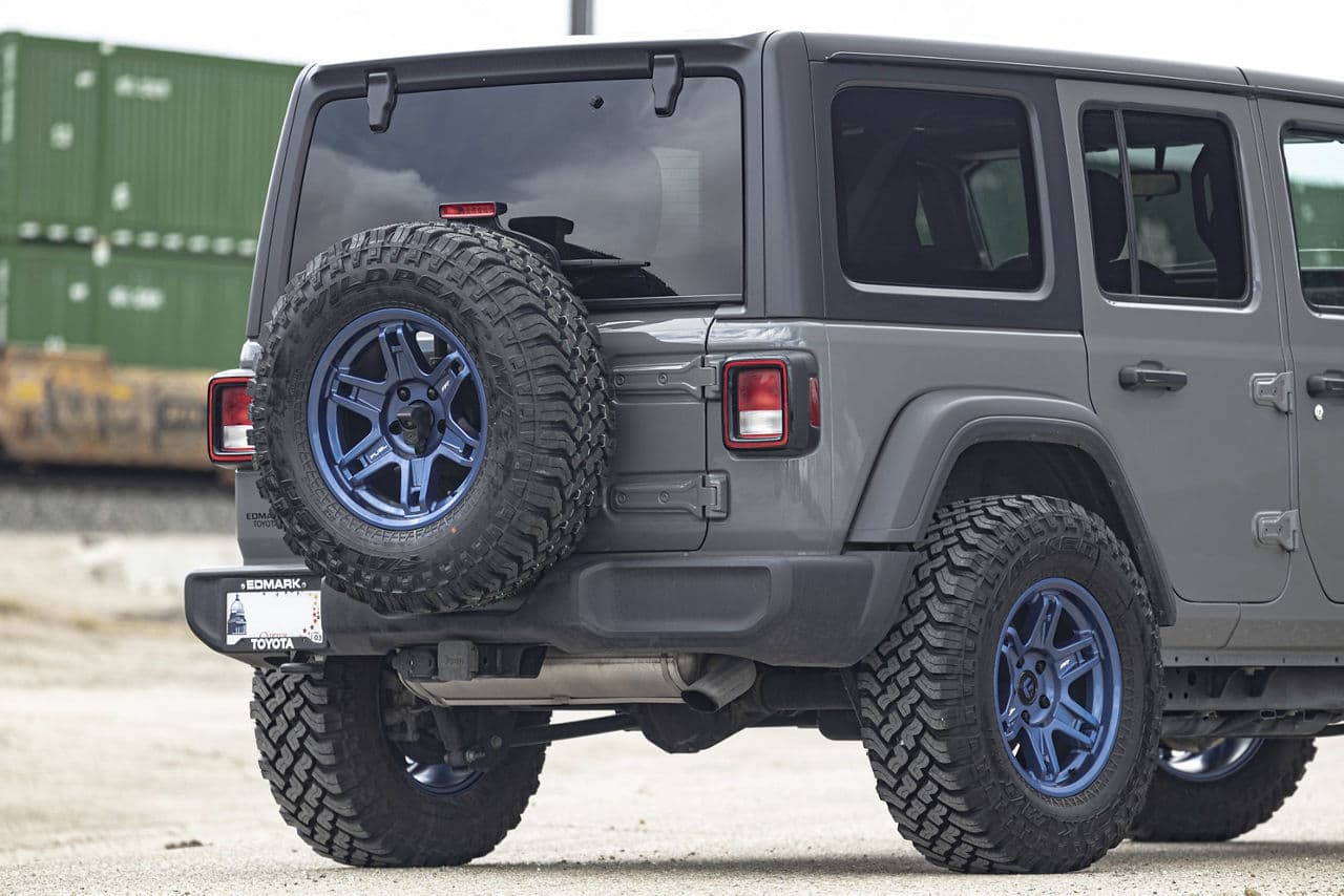 Interior of 2020 Jeep Wrangler with vehicle wraps