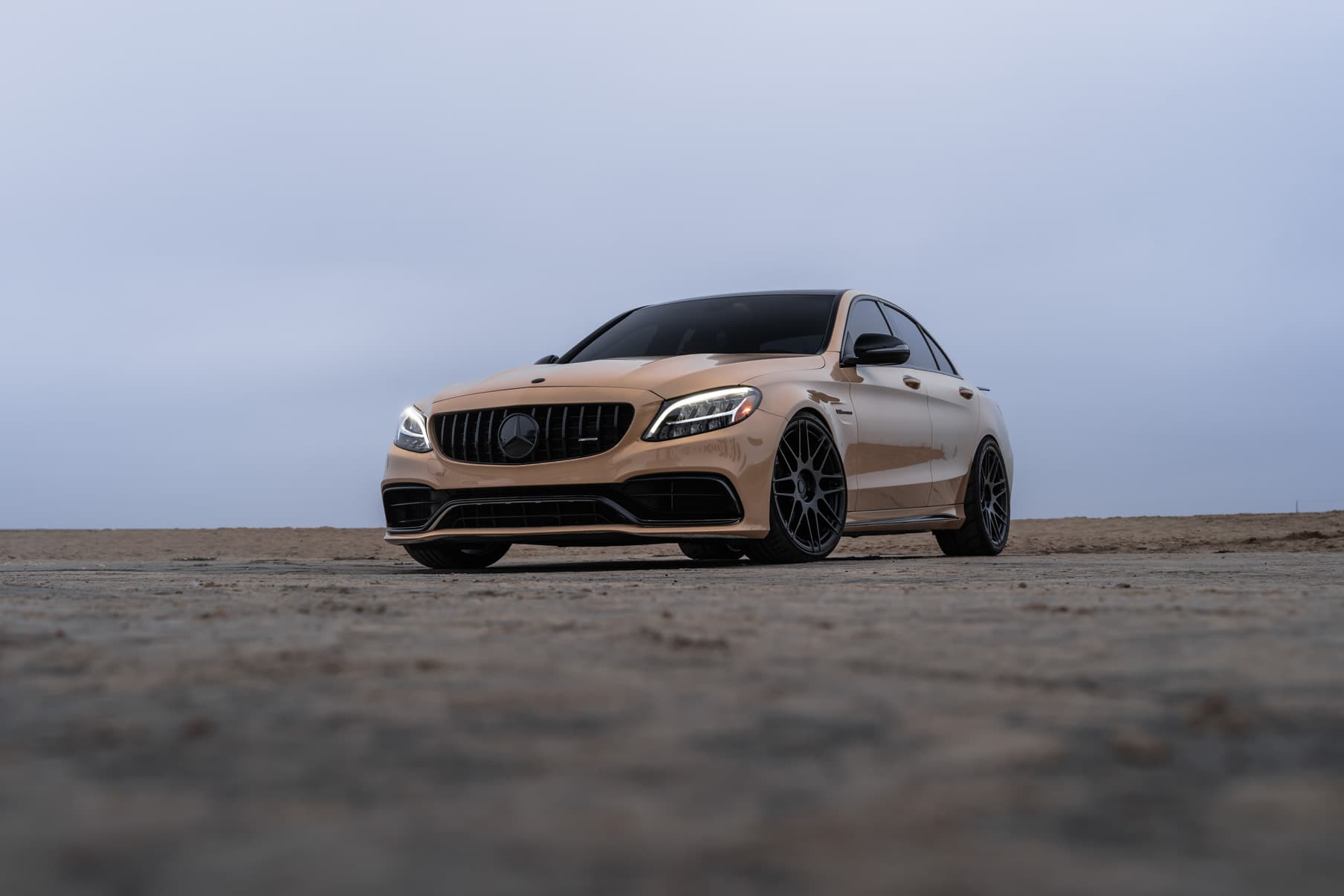 2020 Mercedes-Benz C63 AMG — truck leveling kits, rear view