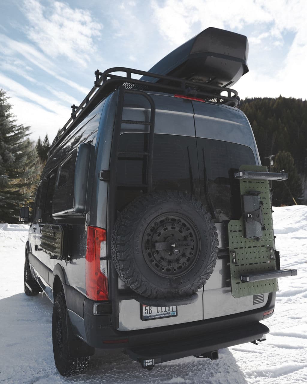Interior of 2020 Mercedes-Benz Sprinter with truck suv wheels