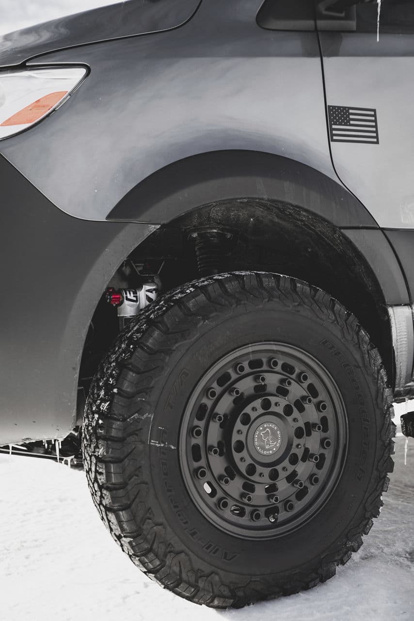 Detail view of 2020 Mercedes-Benz Sprinter with truck suv wheels