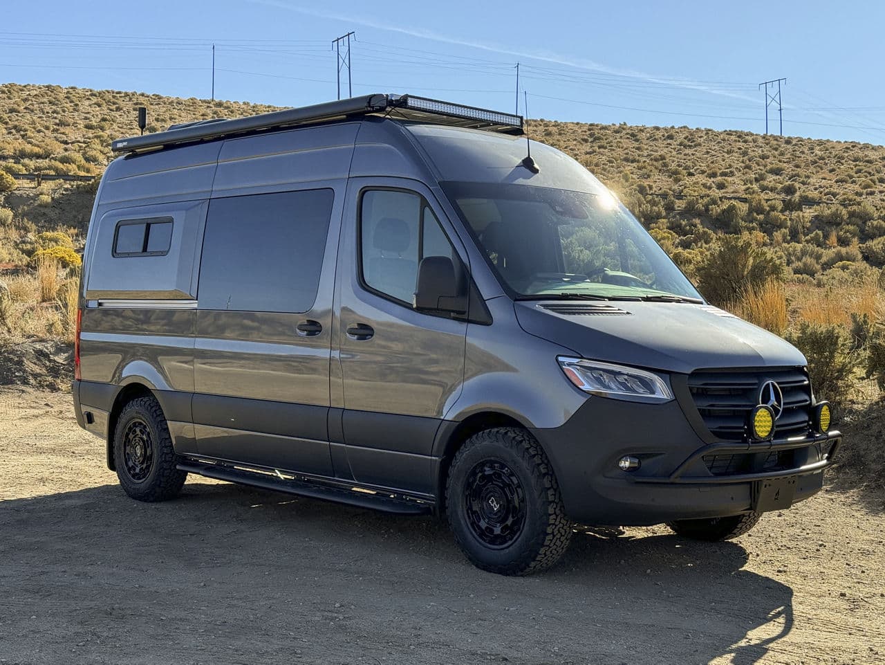 Detail view of 2020 Mercedes-Benz Sprinter with truck suv wheels