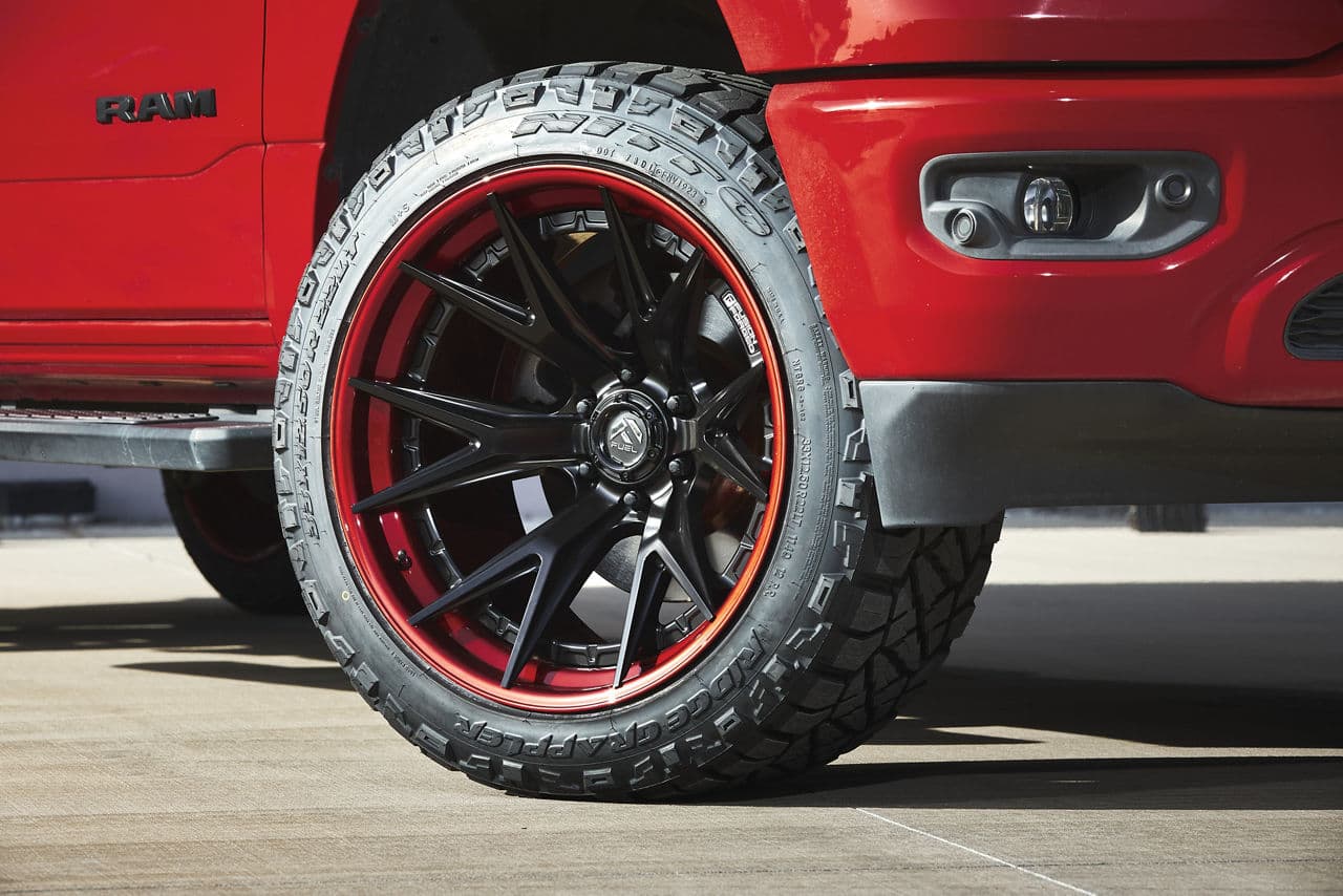 Detail view of 2020 Ram 1500 Big Horn with wheels