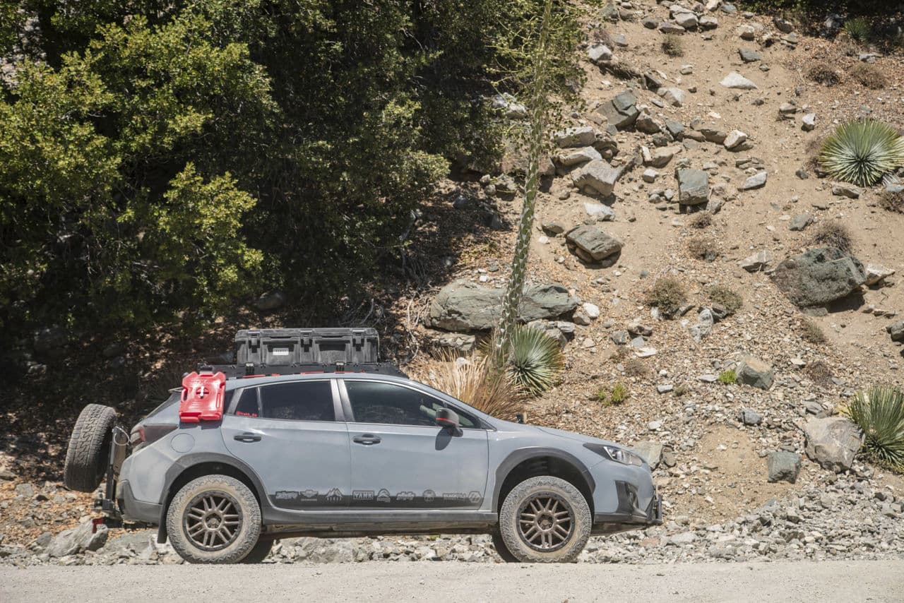 Front view of 2020 Subaru Crosstrek with wheels