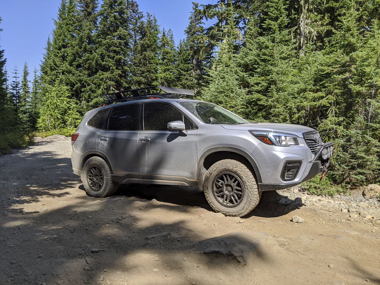 Detail view of 2020 Subaru Forester with wheels