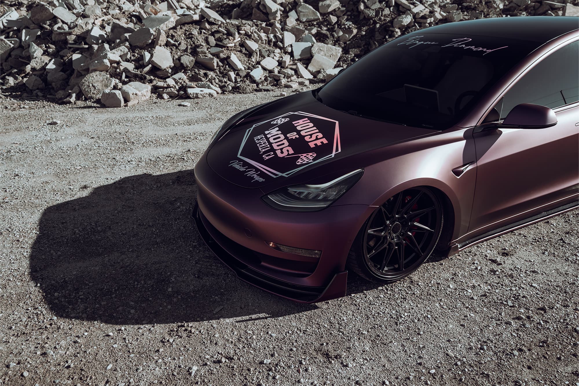 2020 Tesla Model 3 — custom build, interior