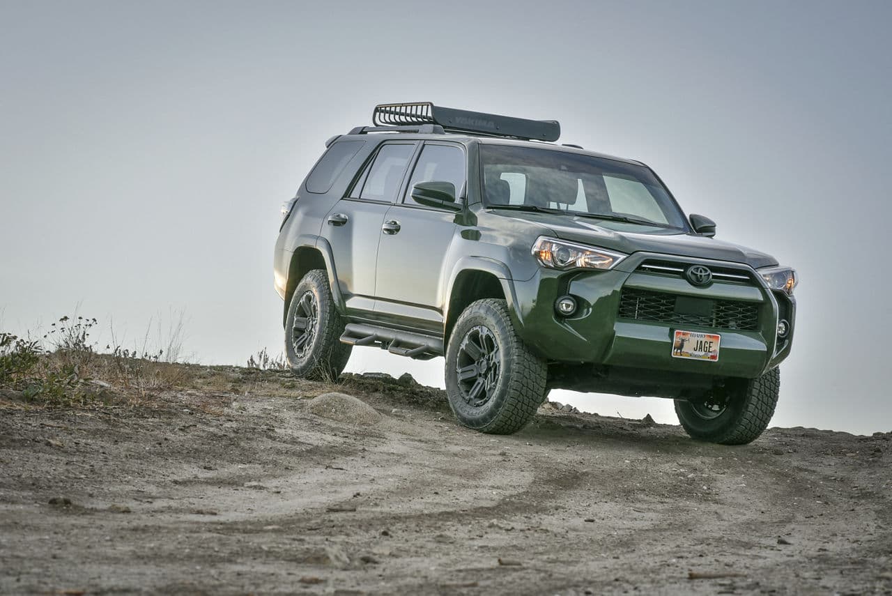 Interior of 2020 Toyota 4Runner with truck suv wheels