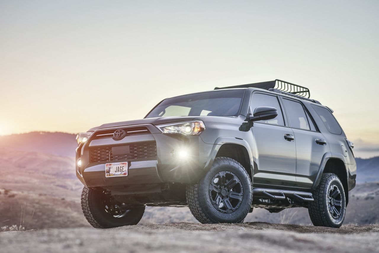 Detail view of 2020 Toyota 4Runner with truck suv wheels