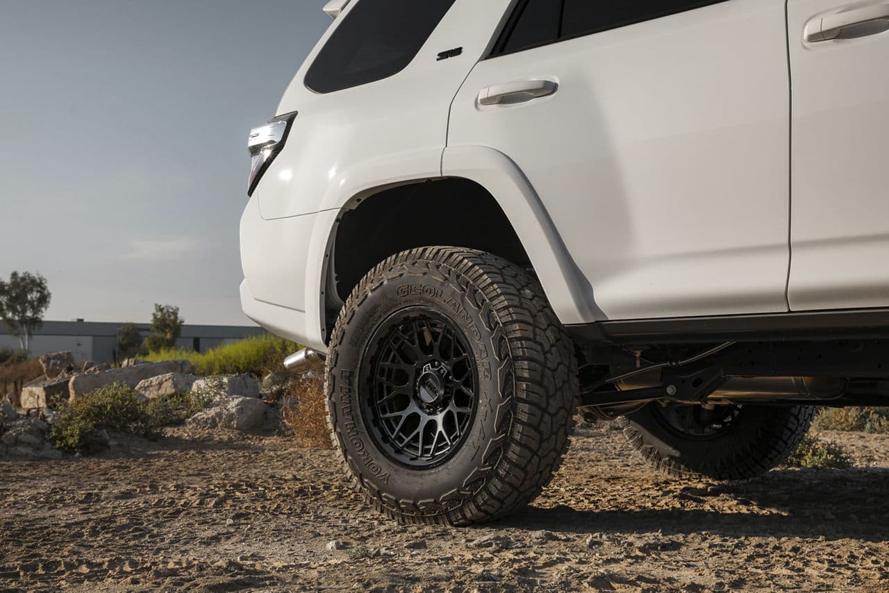 Side profile of 2020 Toyota 4Runner with truck suv wheels