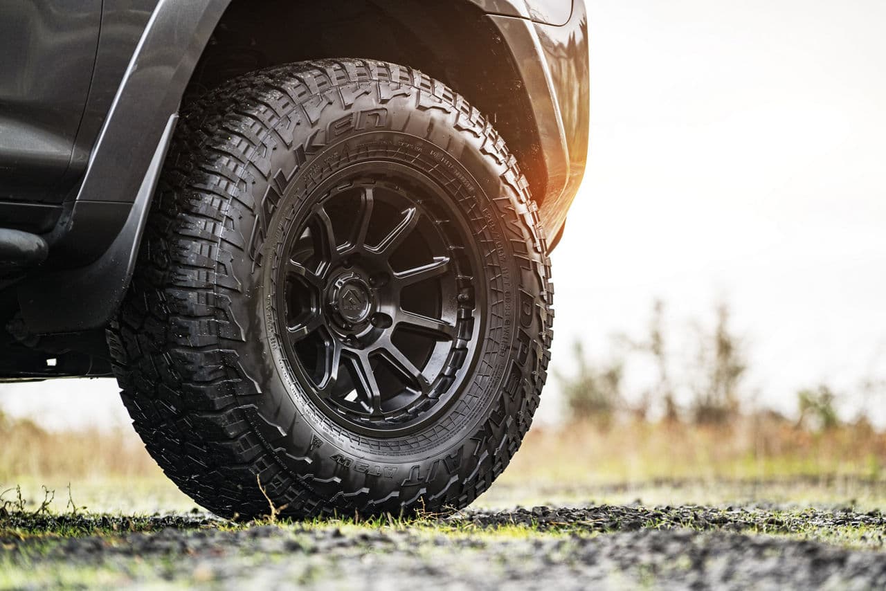Side profile of 2020 Toyota 4Runner with truck suv wheels