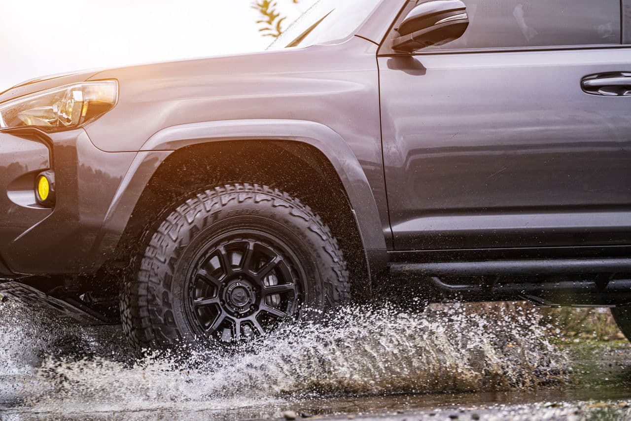 Interior of 2020 Toyota 4Runner with truck suv wheels