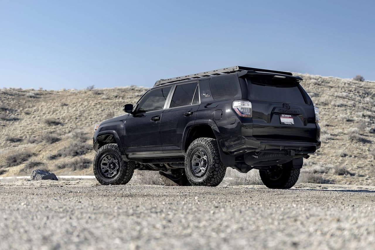 Rear view of 2020 Toyota 4Runner with wheels