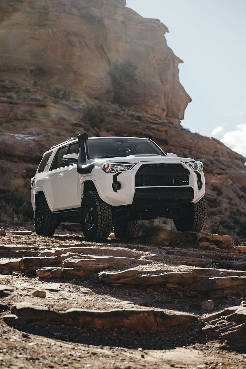 Interior of 2020 Toyota 4Runner with wheels