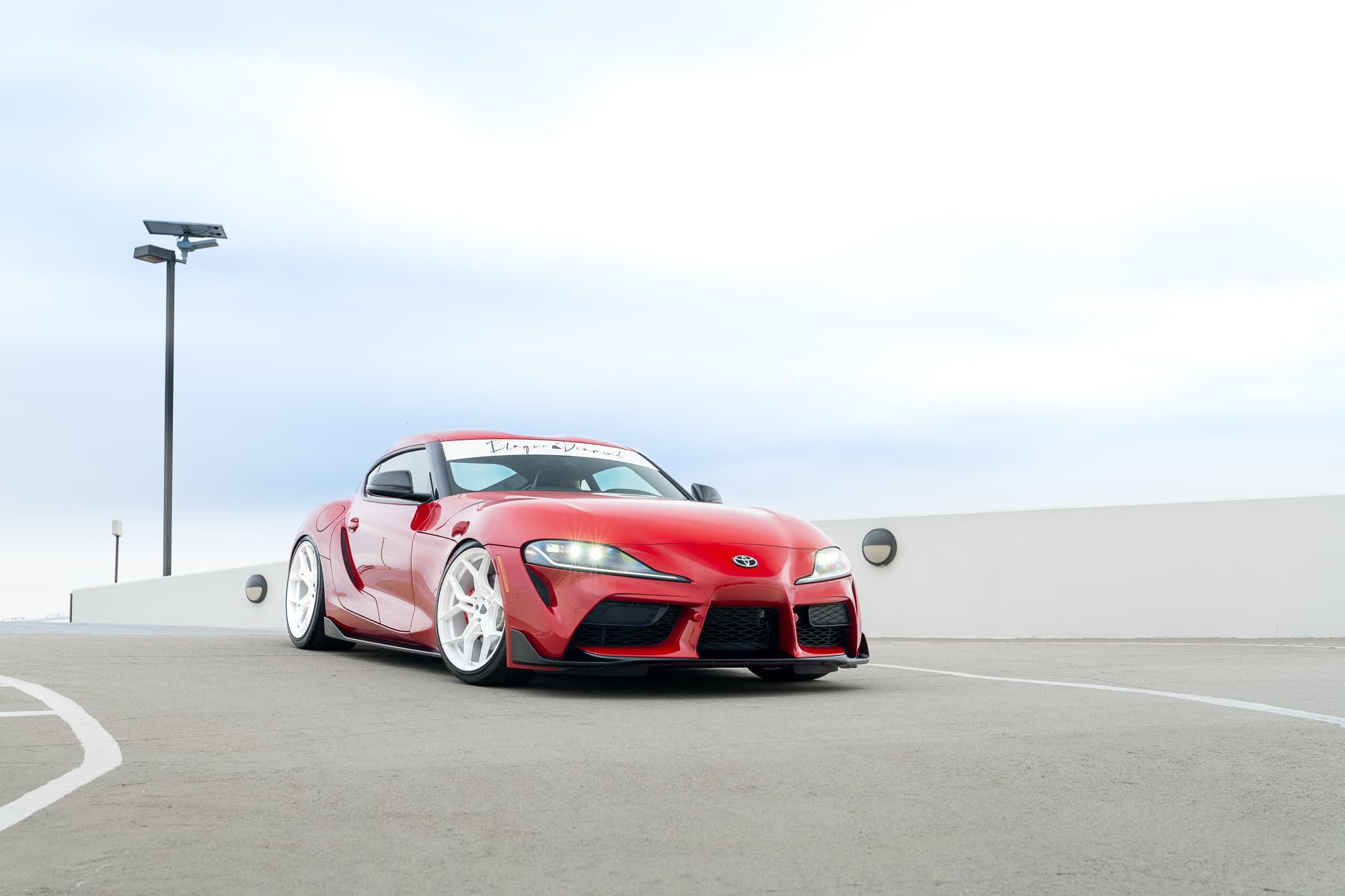 2020 Toyota Supra — custom build, side profile
