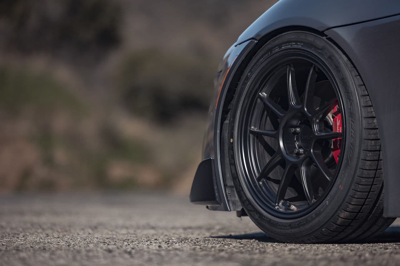 Detail view of 2020 Toyota Supra with wheels