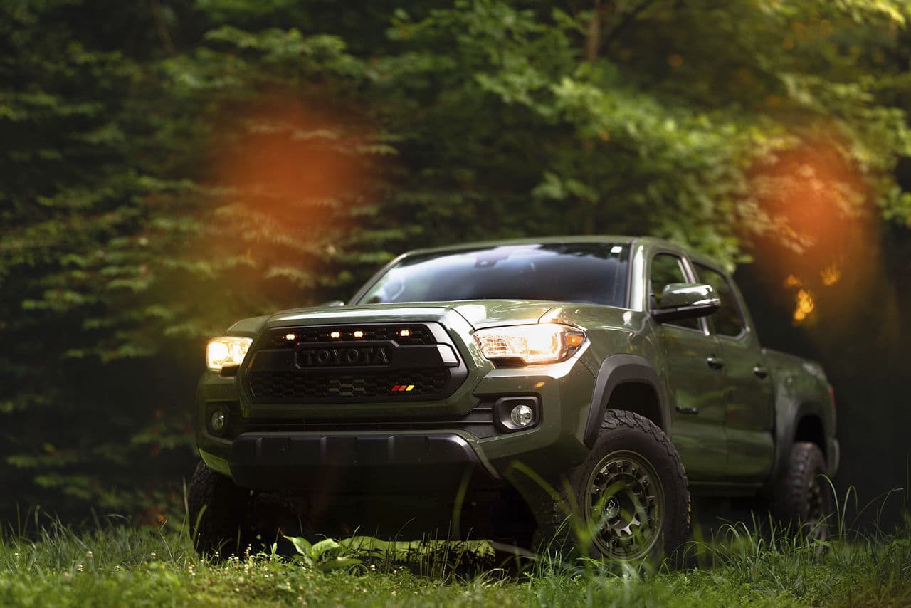 Interior of 2020 Toyota Tacoma with truck suv wheels