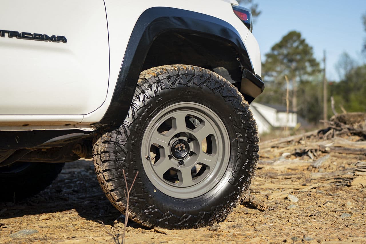 Interior of 2020 Toyota Tacoma with wheels