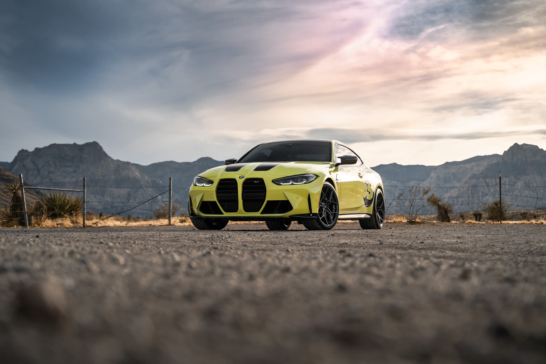 2021 BMW M4 Competition — lowering springs, interior