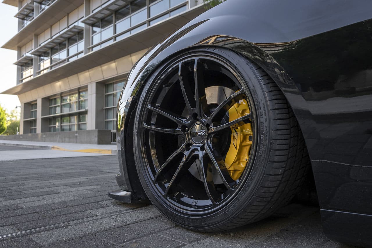 Rear view of 2021 Chevrolet Camaro with wheels