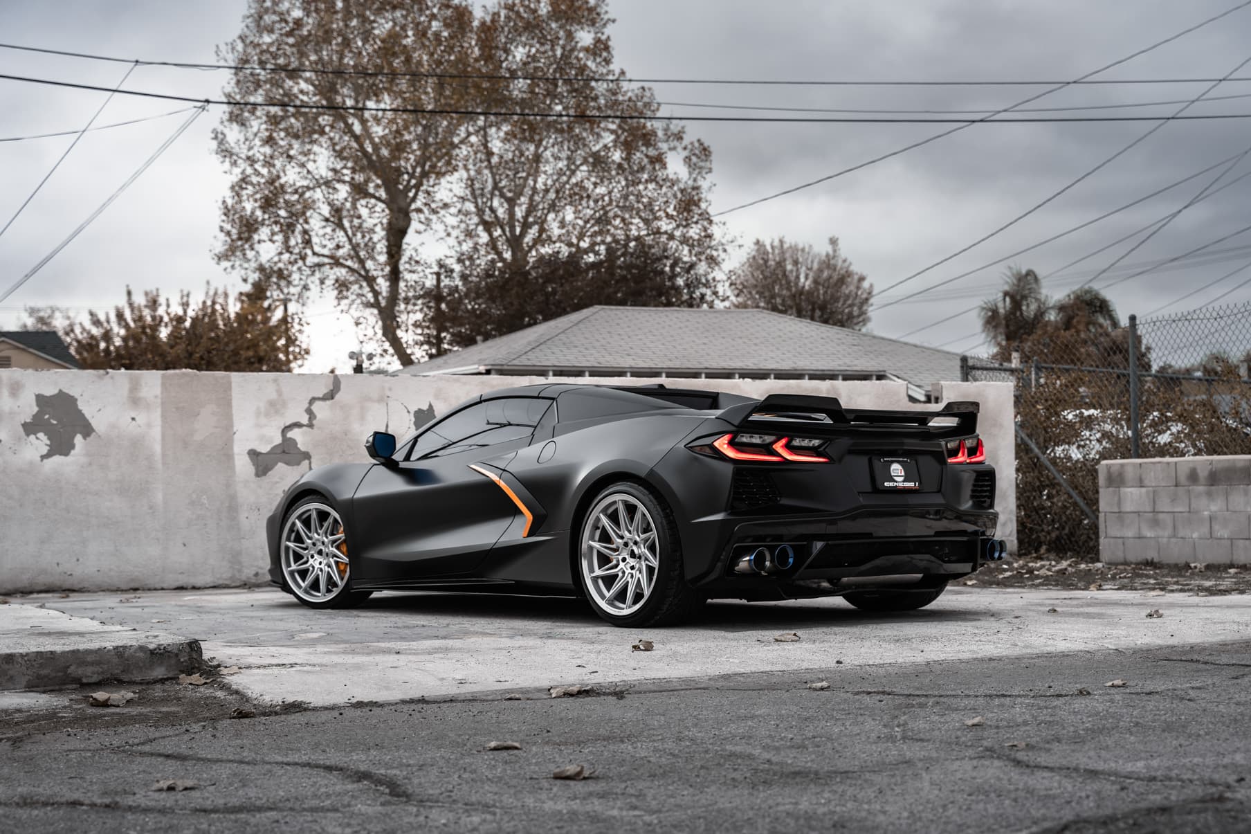 2021 Chevrolet Corvette C8 — custom build, side profile