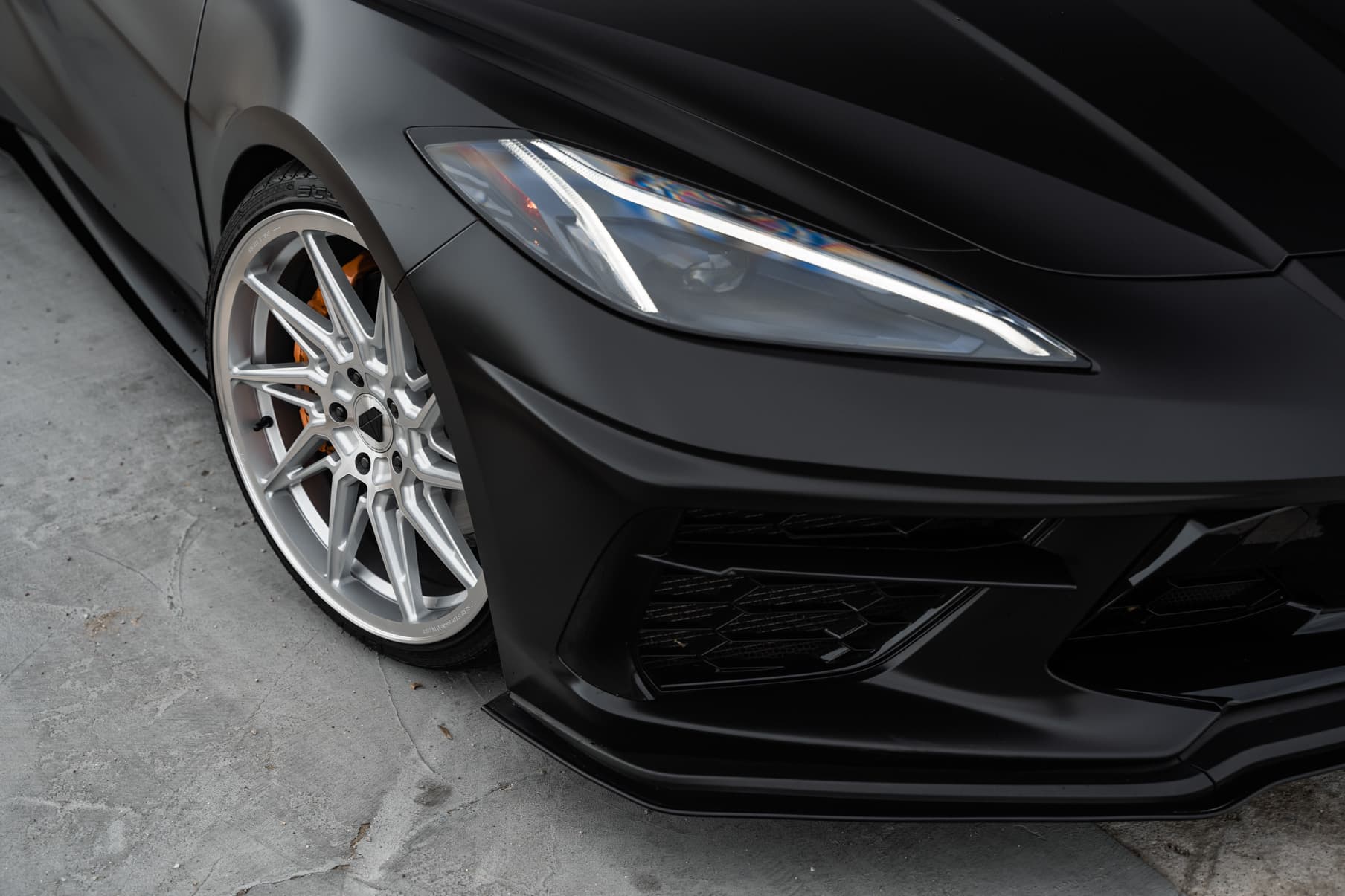 2021 Chevrolet Corvette C8 — custom build, interior