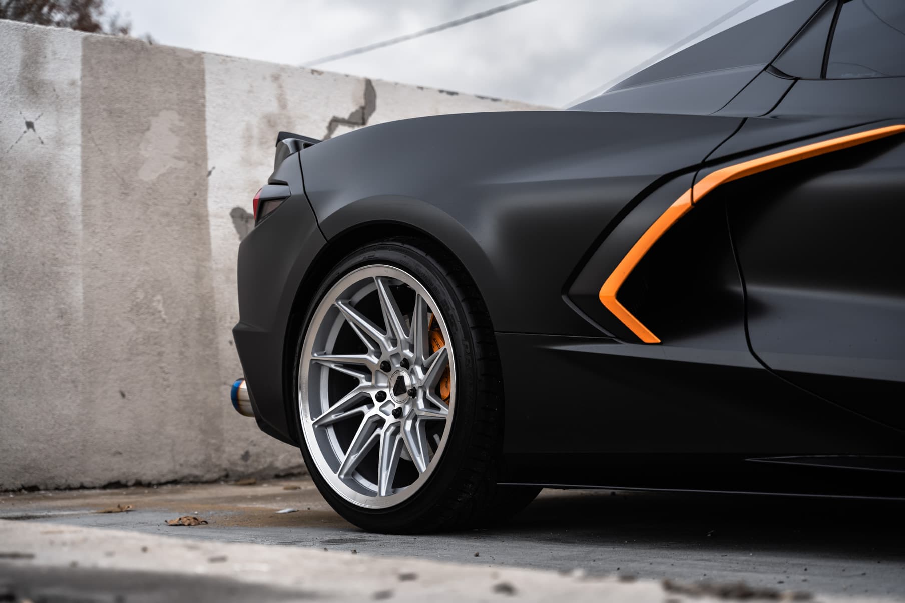 2021 Chevrolet Corvette C8 — custom build, detail view