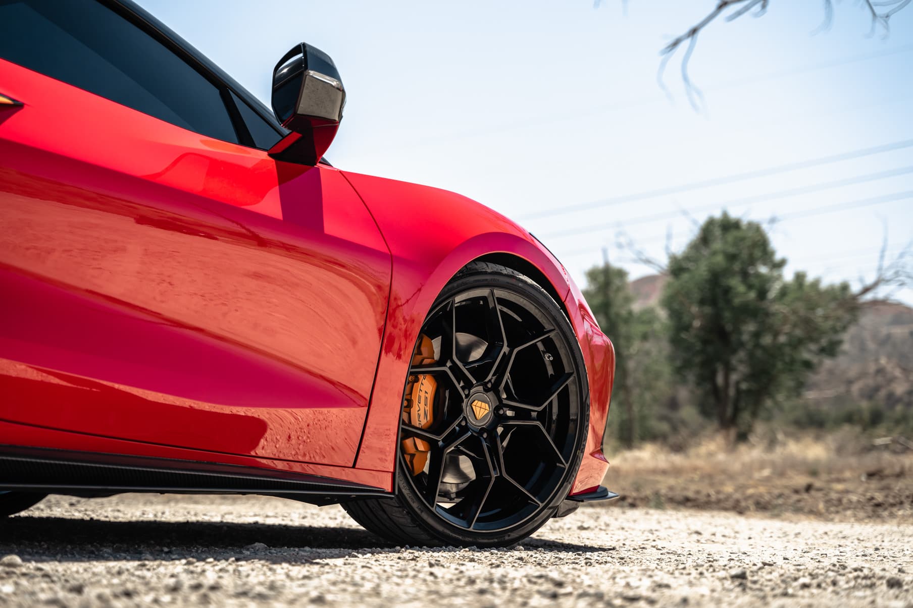 2021 Chevrolet Corvette C8 — custom build, rear view