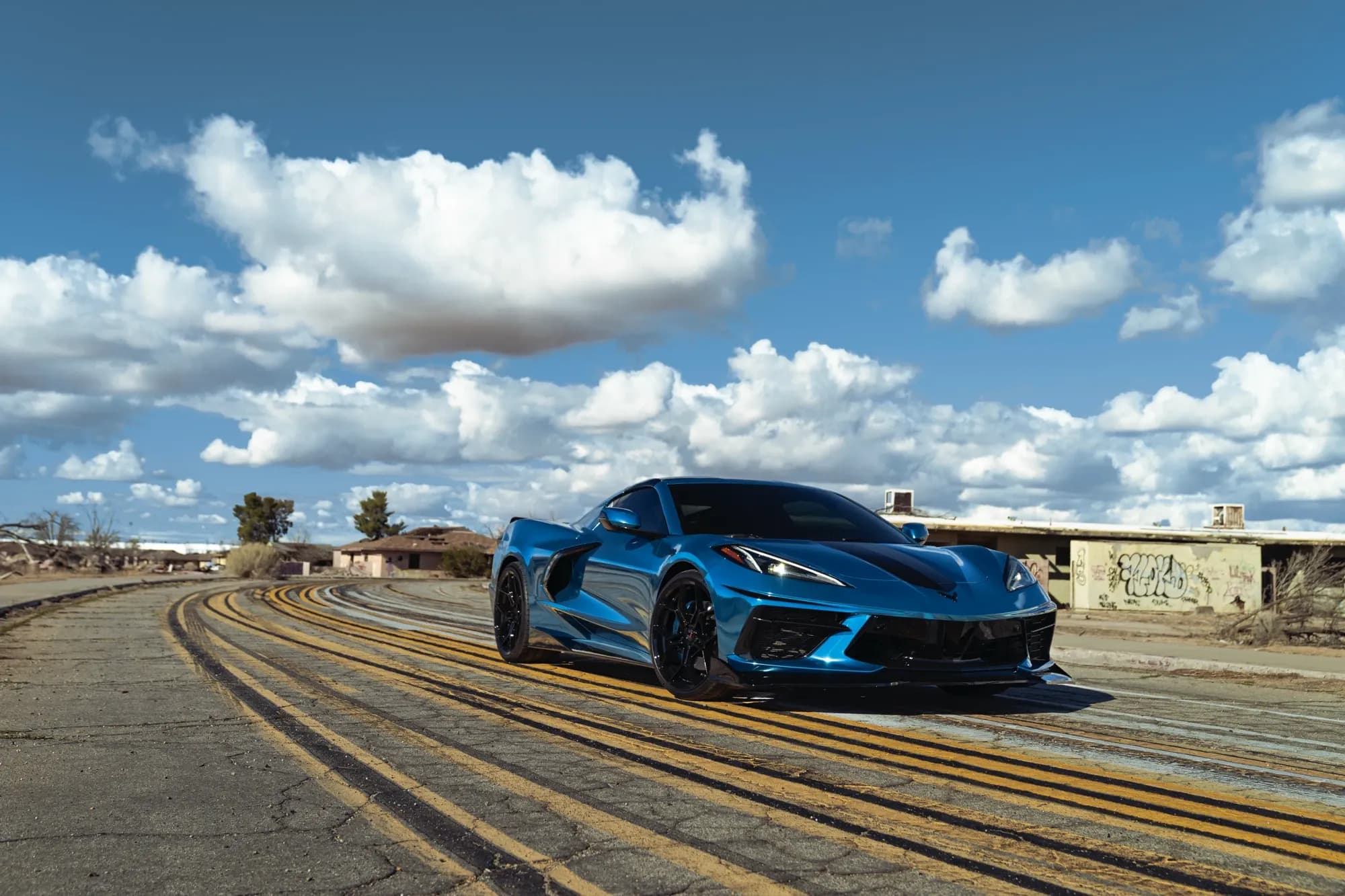 2021 Chevrolet Corvette C8 — vehicle wraps, side profile