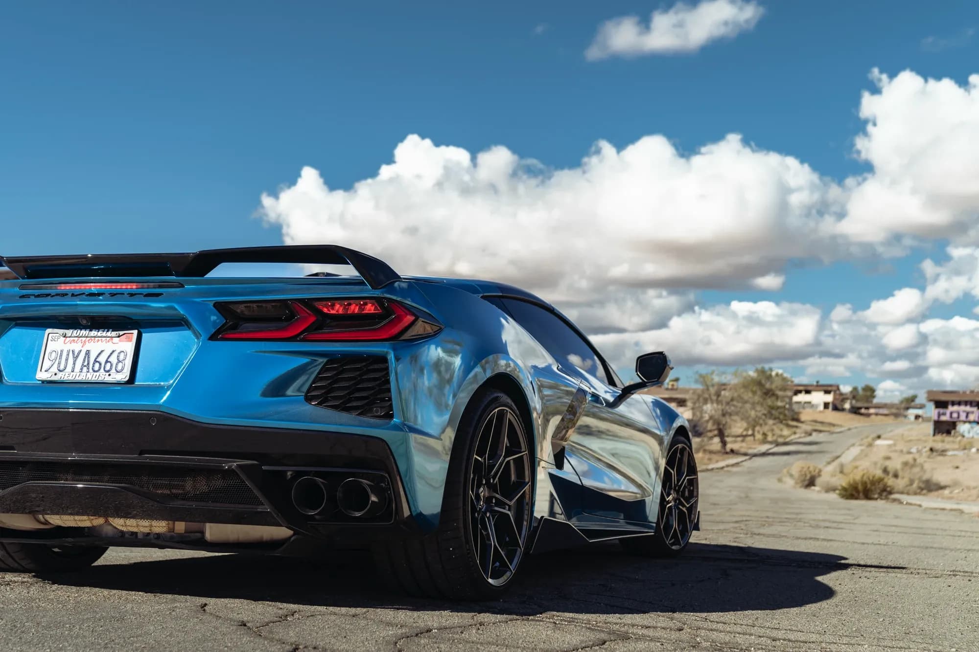2021 Chevrolet Corvette C8 — vehicle wraps, detail view