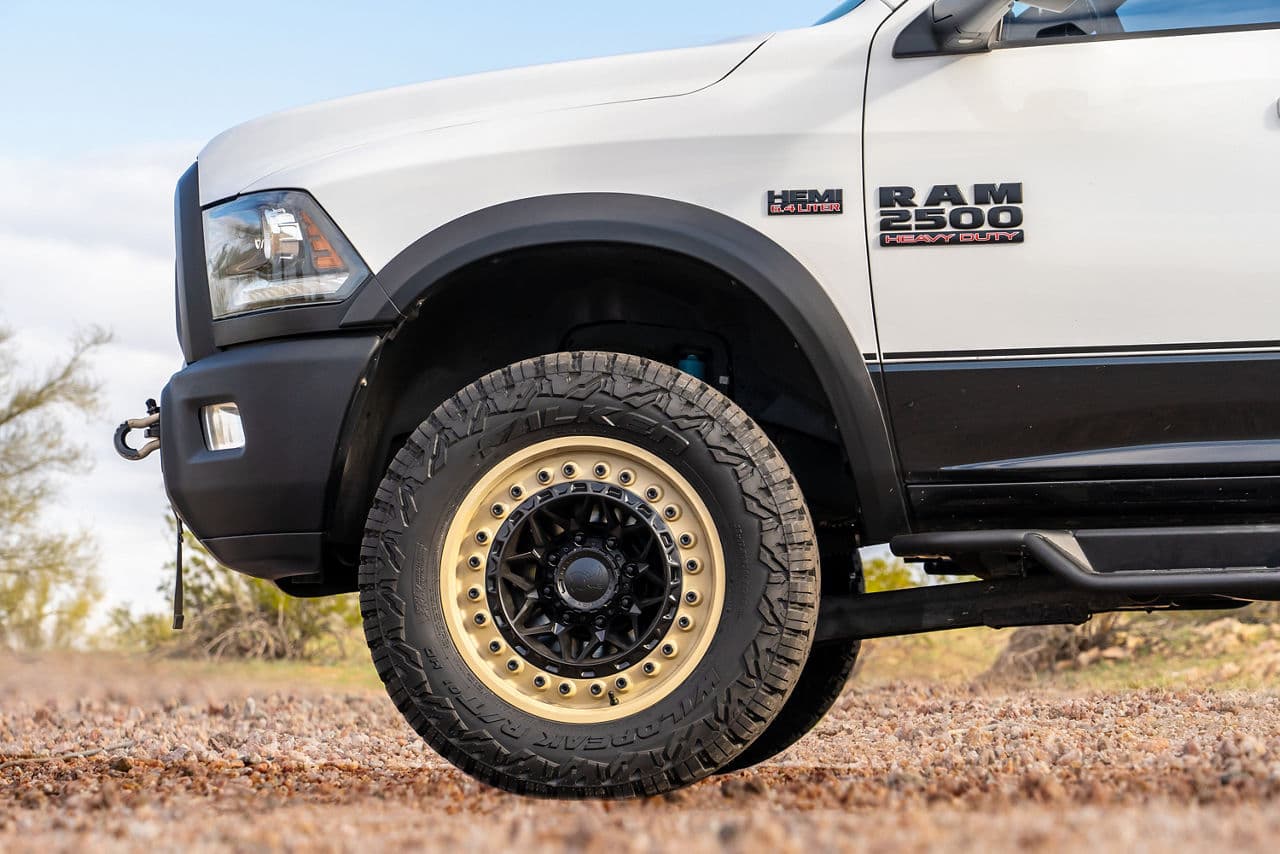 Side profile of 2021 Dodge 2500 Power Wagon with wheels