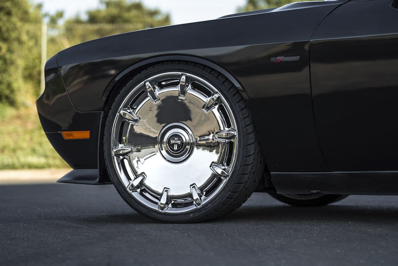 Interior of 2021 Dodge Challenger with wheels