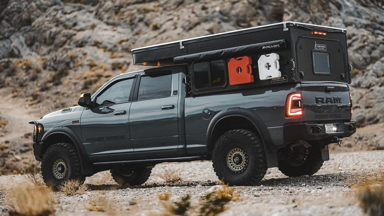 Side profile of 2021 Dodge Ram 2500 Power Wagon with truck suv wheels