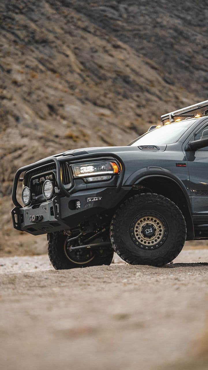 Detail view of 2021 Dodge Ram 2500 Power Wagon with truck suv wheels