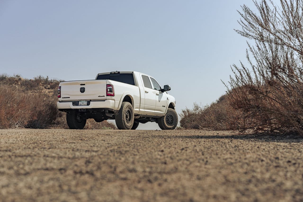 Side profile of 2021 Dodge Ram 2500 with truck suv wheels