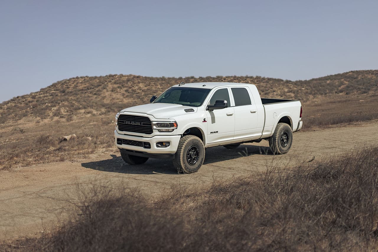 Interior of 2021 Dodge Ram 2500 with truck suv wheels