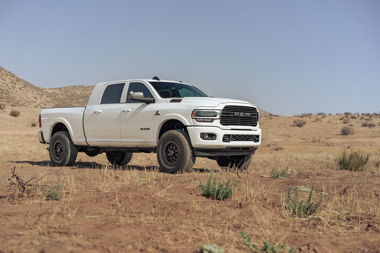 Detail view of 2021 Dodge Ram 2500 with truck suv wheels