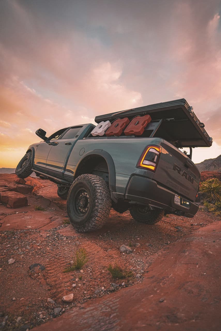 Detail view of 2021 Dodge Ram 2500 with wheels