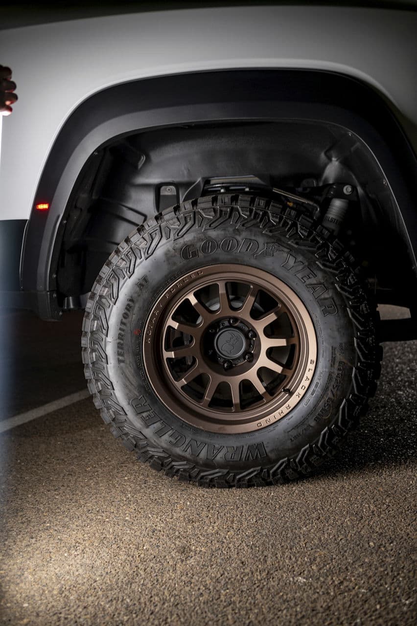 Interior of 2021 Dodge Ram TRX with truck suv wheels