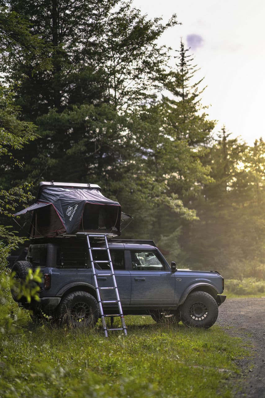 Interior of 2021 Ford Bronco with truck suv wheels