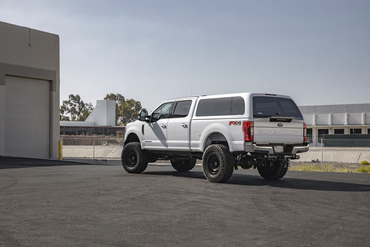 Interior of 2021 Ford F250 with truck suv wheels