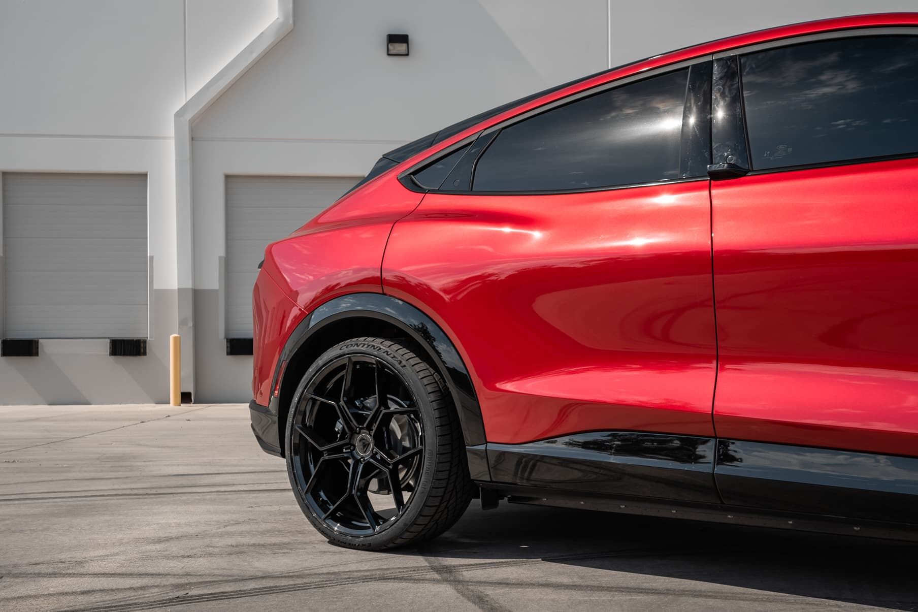 2021 Ford Mustang Mach-E — wheels, interior