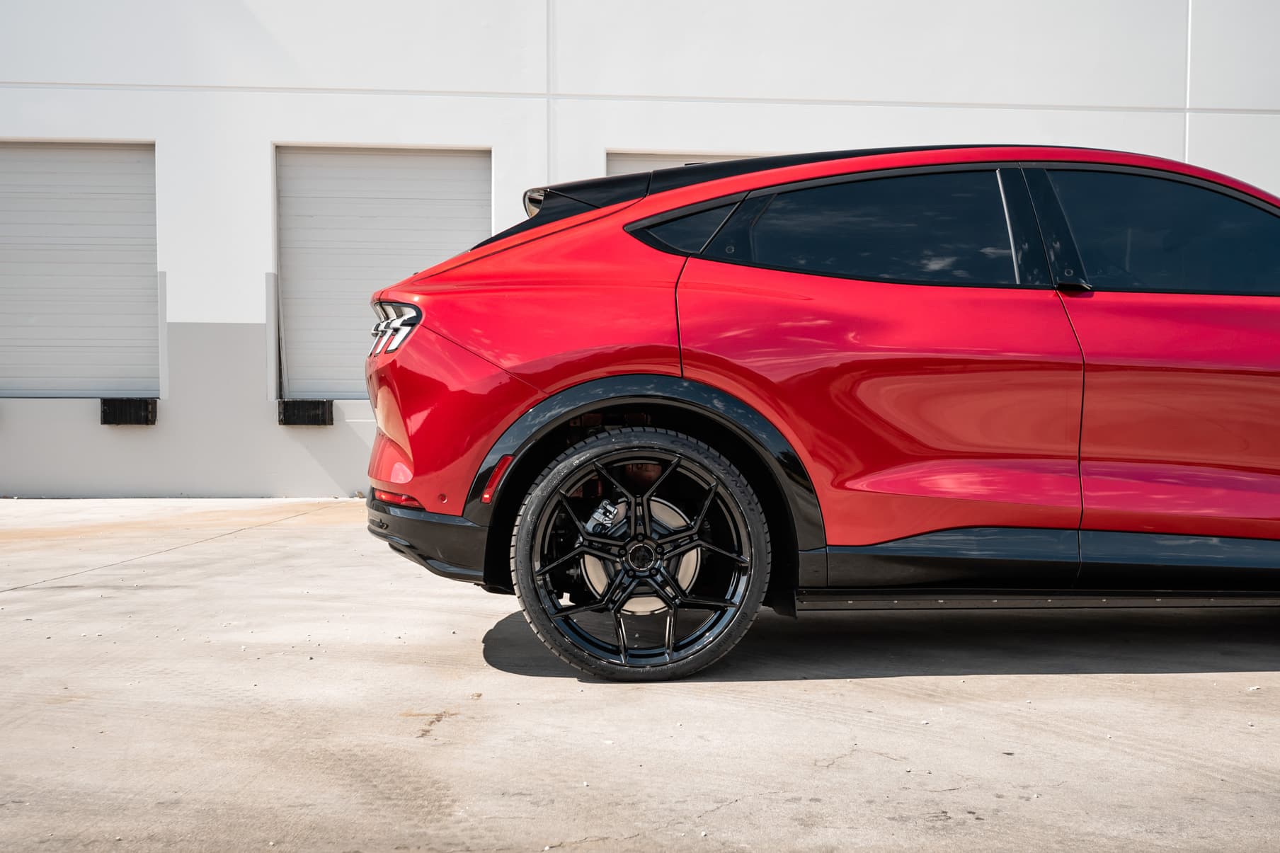 2021 Ford Mustang Mach-E — wheels, detail view