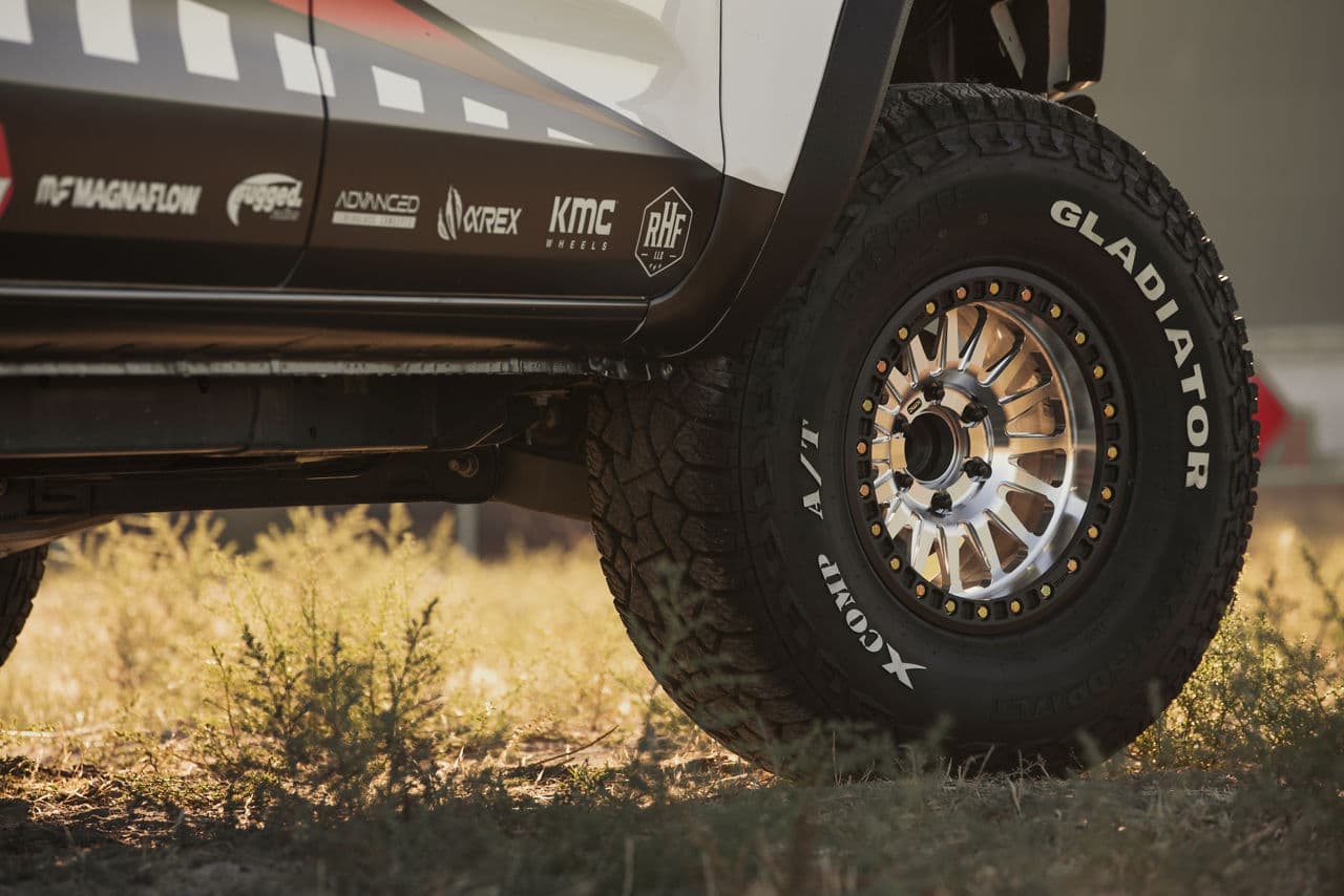 Interior of 2021 Ford Ranger with wheels