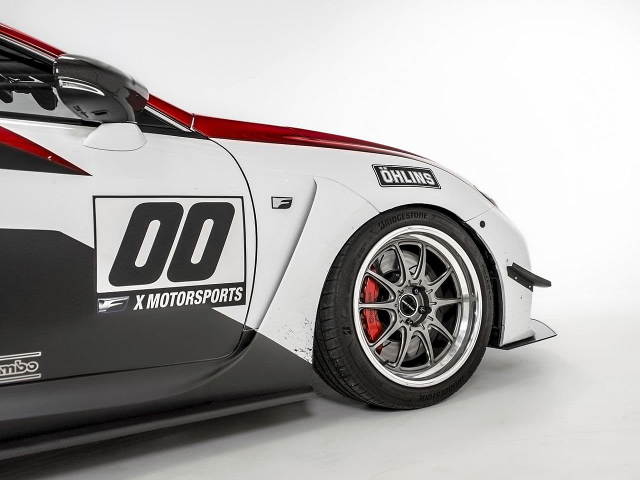 Interior of 2021 Lexus RC F Sport with wheels