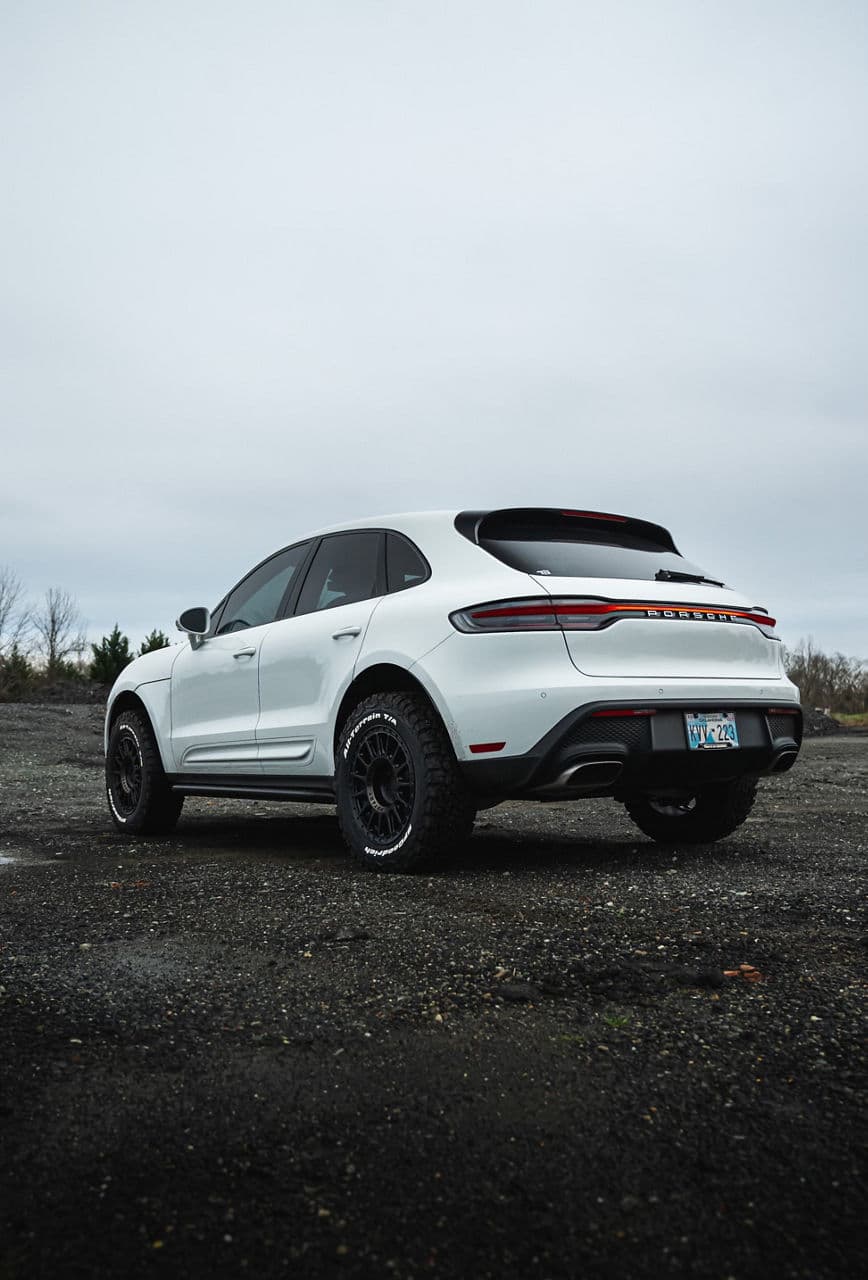 Interior of 2021 Porsche Macan with wheels