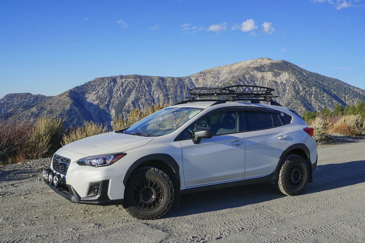 Interior of 2021 Subaru Crosstrek with wheels