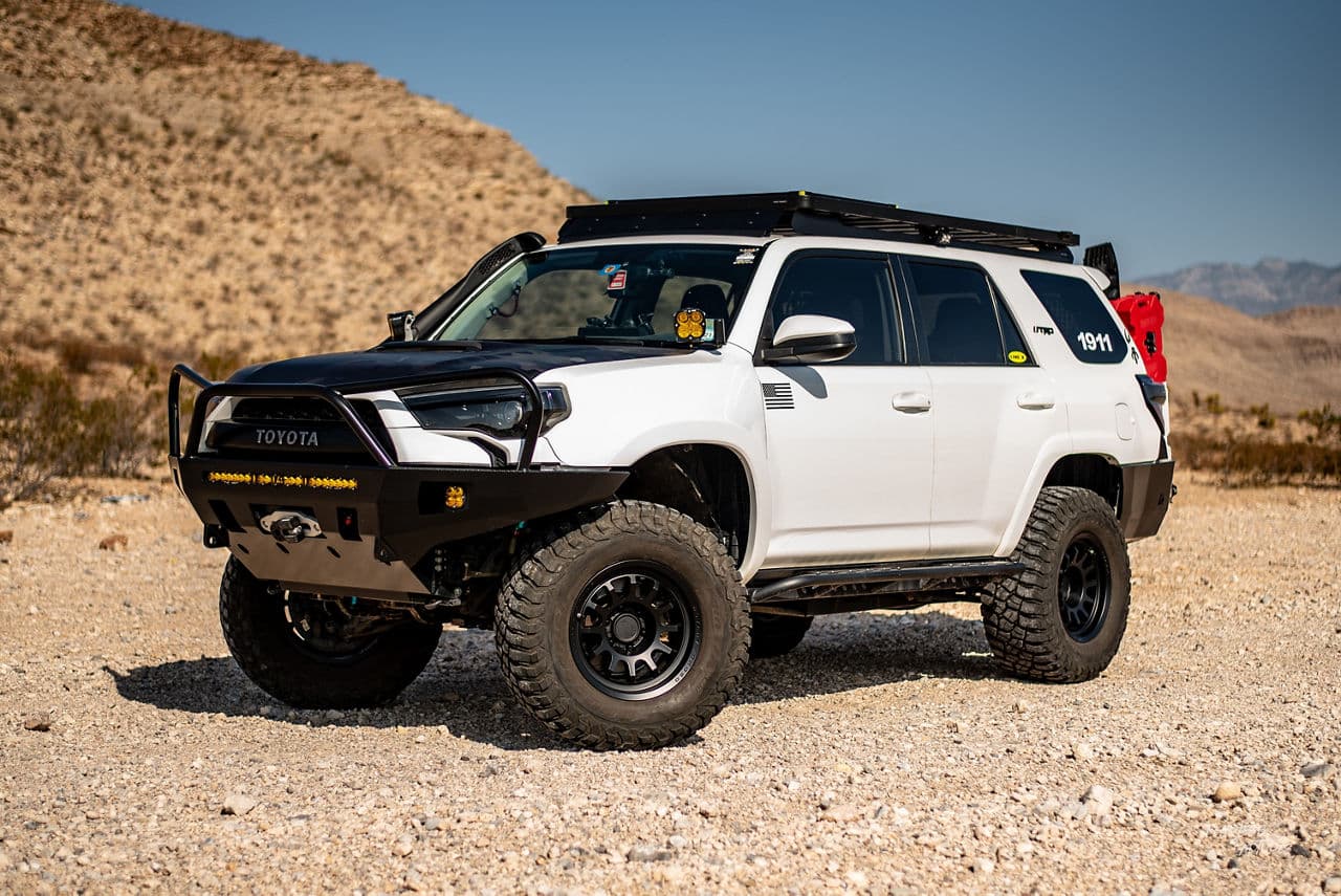 Front view of 2021 Toyota 4Runner with wheels