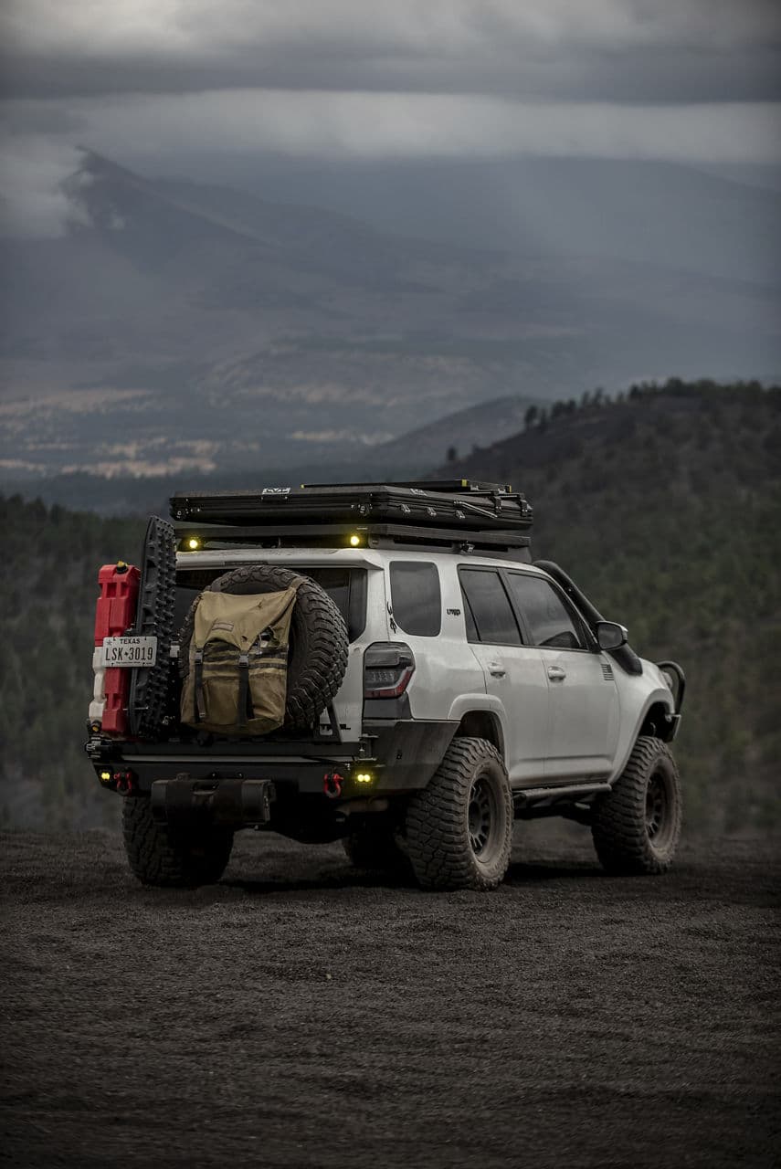 Interior of 2021 Toyota 4Runner with wheels