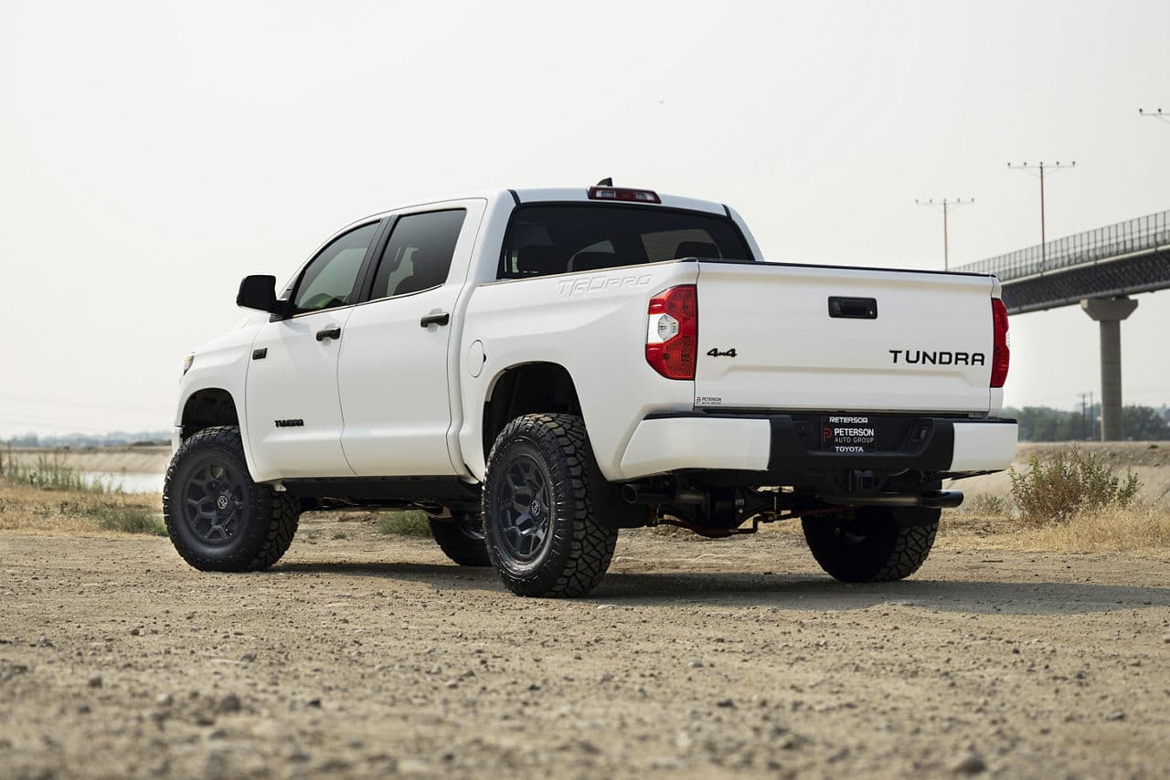 Interior of 2021 Toyota Tundra with truck suv wheels