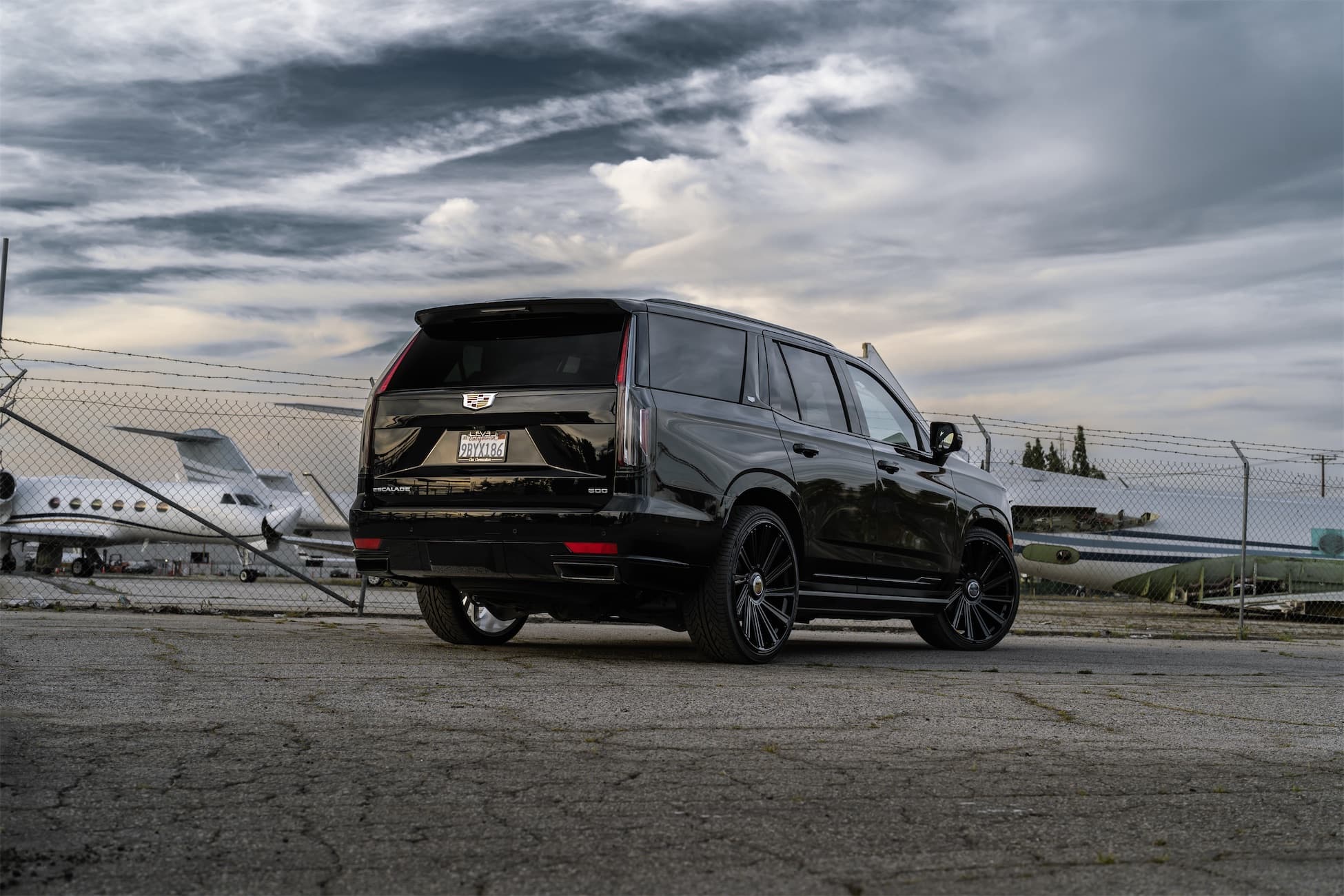 2022 Cadillac Escalade — truck suv wheels, rear view